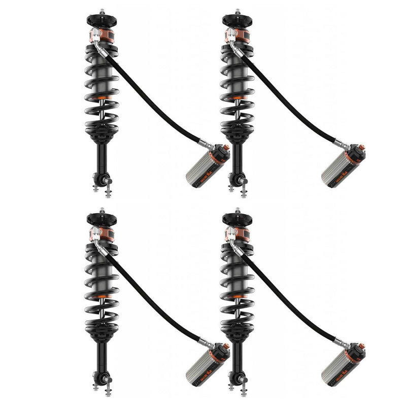Fox - 3.0 Factory Race Series Adjustable Coilovers w/ Remote Reservoir Set w/3-4.5" lift