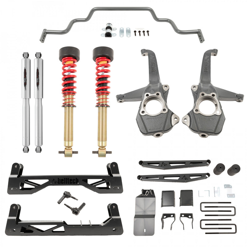 Belltech - 2019-2023 Chevy & GMC 1500 Adjustable 6-8" Lift Kit -  2wd/4wd