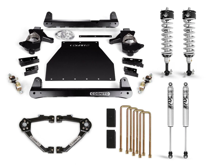 Cognito - 4-Inch Performance Lift Kit With Fox PS IFP 2.0 Shocks for 07-18 Silverado/Sierra 1500 2WD/4WD