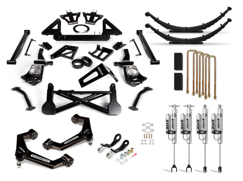 Cognito - 10-Inch Performance Lift Kit with Fox PSRR 2.0 Shocks For 20-24 Silverado/Sierra 2500/3500 2WD/4WD