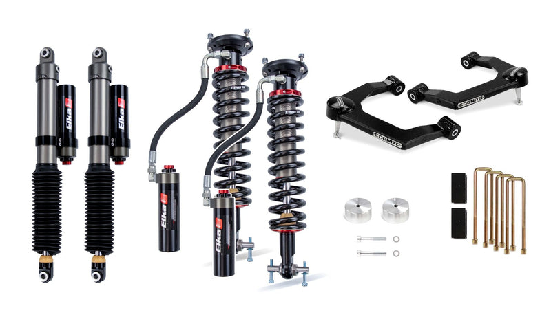 Cognito - 3-Inch Elite Leveling Lift Kit With Elka 2.5 Shocks For 19-23 Silverado/ Sierra 1500 2WD/4WD