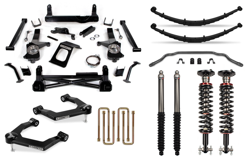 Cognito - 8-Inch Performance Lift Kit with Elka 2.0 IFP Shocks for 19-23 Silverado/Sierra 1500 2WD/ 4WD, Including AT4 and Trail Boss