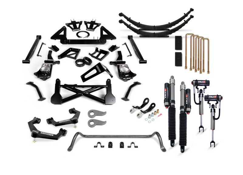 Cognito - 12-Inch Elite Lift Kit with Elka 2.5 Reservoir Shocks For 11-19 Silverado/Sierra 2500/3500 2WD/4WD