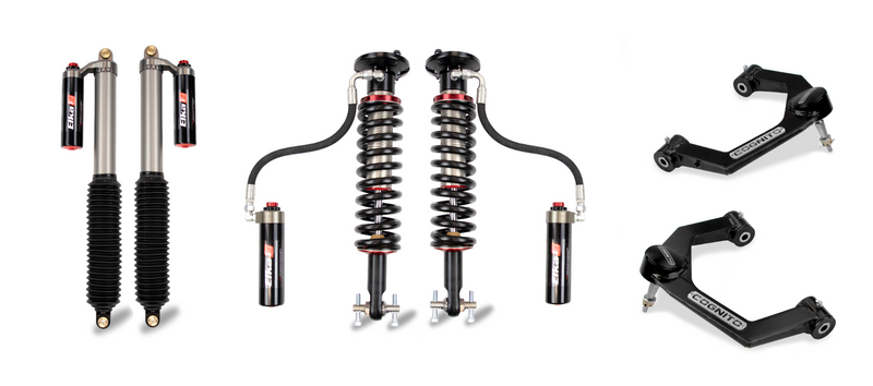 Cognito - 2.5-Inch Elite Leveling Kit with Elka 2.5 Reservoir shocks for 15-20 Ford F-150 4WD