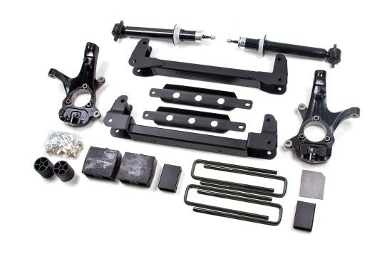 ZONE - 2007-2013 CHEVY SILVERADO & GMC SIERRA 1500 - 2WD  -   4.5” STRUT & DROP CROSSMEMBER LIFT KIT