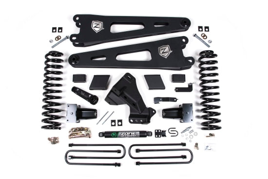 Zone - 2020-2021 FORD F-350 DUALLY DIESEL - 4WD - 4” RADIUS ARM SUSPENSION SYSTEM