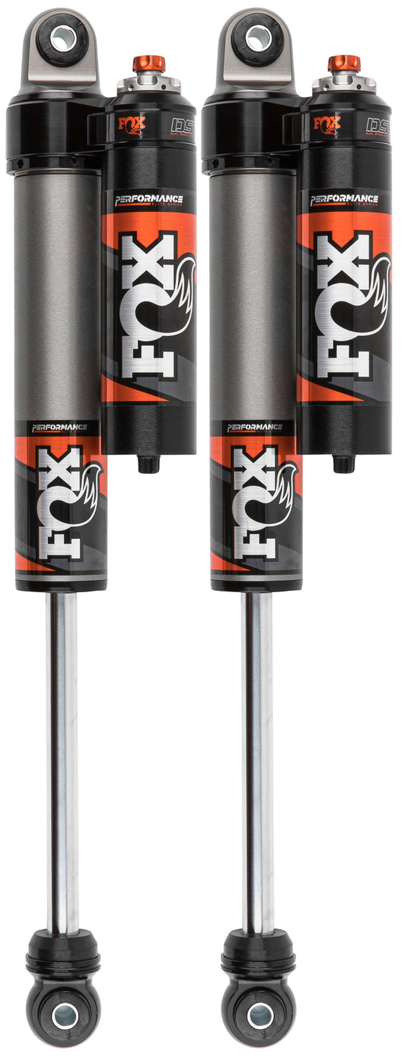 Fox - 2.5 Performance Elite Adjustable w/ Reservoir Shocks Rear Pair 2020-2023 Chevrolet Silverado 2500 HD