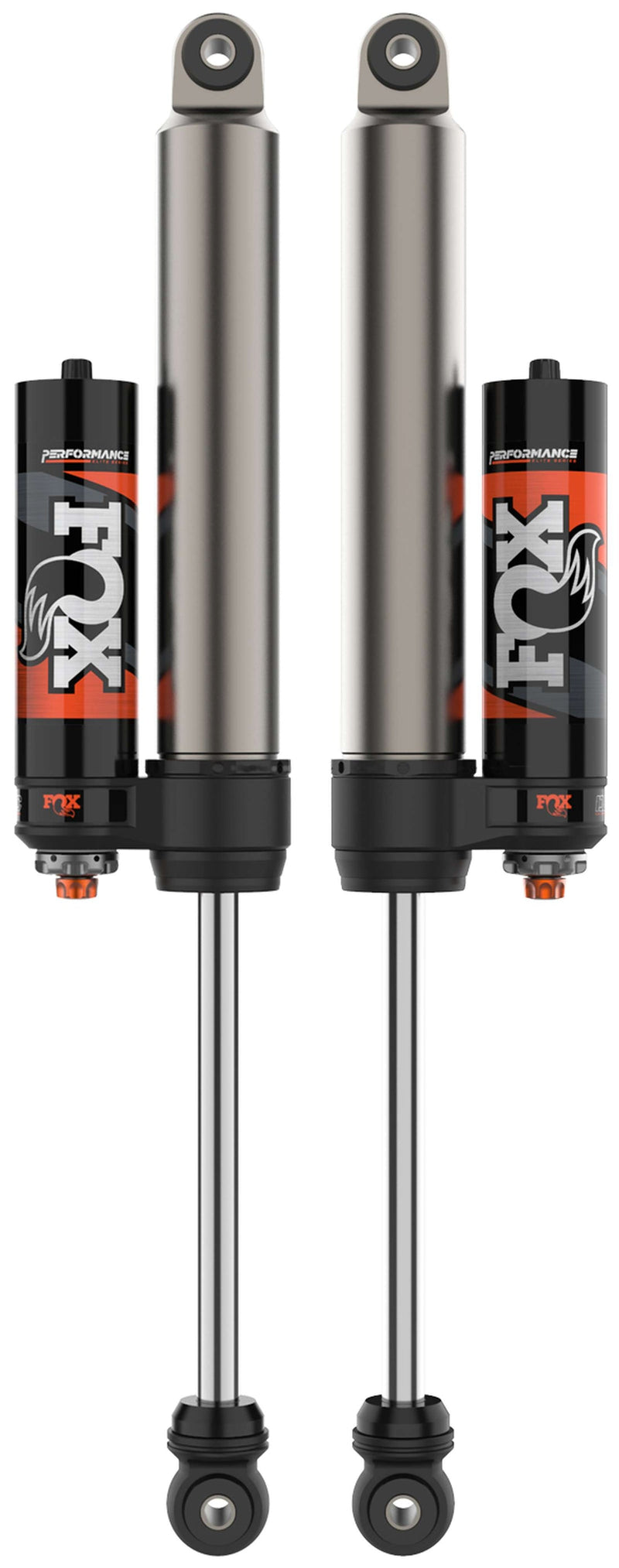 Fox - 2.5 Performance Elite Adjustable w/ Reservoir Shocks Rear Pair 2014-2023 Ram 3500 4WD