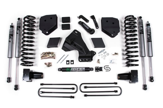 Zone - 2020-2021 FORD F-350 DUALLY DIESEL - 4WD -  6” SUSPENSION LIFT SYSTEM - GAS