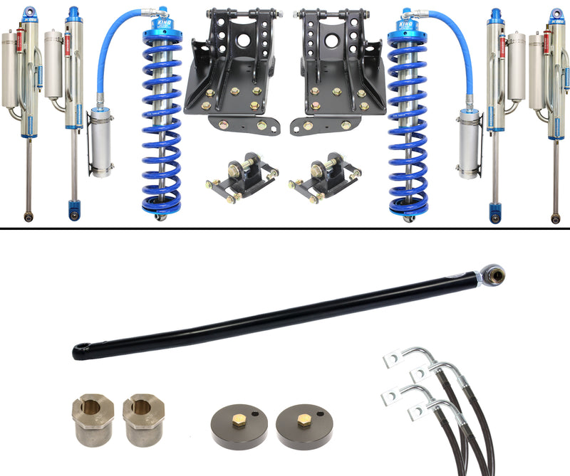 Carli Suspension -2.5" Leveling Coilover 2.5 Bypass System, 2005-2007 F250/F350 ,4WD, DIESEL