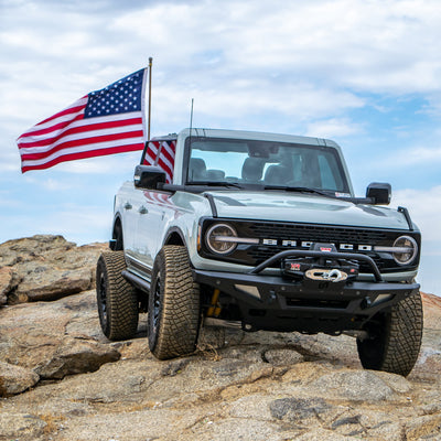 Turn Off-Road - 2021+ Ford Bronco Tailgate Flag Mount