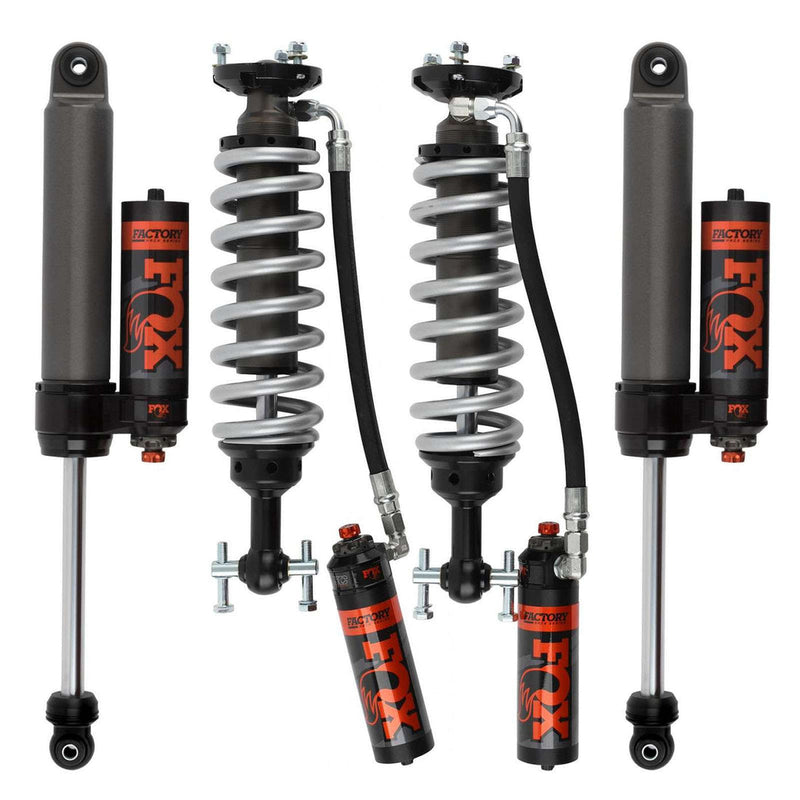 Fox - 2.5 Performance Elite Adjustable Coilover w/ Reservoir + Rear Shocks Set w/2-3" lift 2019-2023 Ford Ranger 4WD RWD