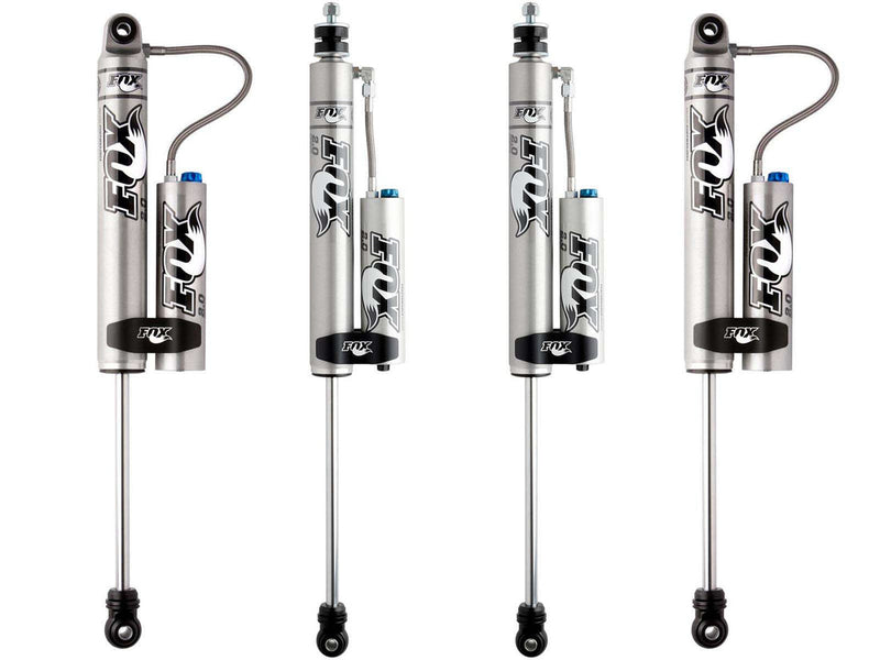 Fox -  2.0 Performance Series w/ CD Reservoir Shocks Set 2011-2019 GMC Sierra 3500 HD 4WD RWD