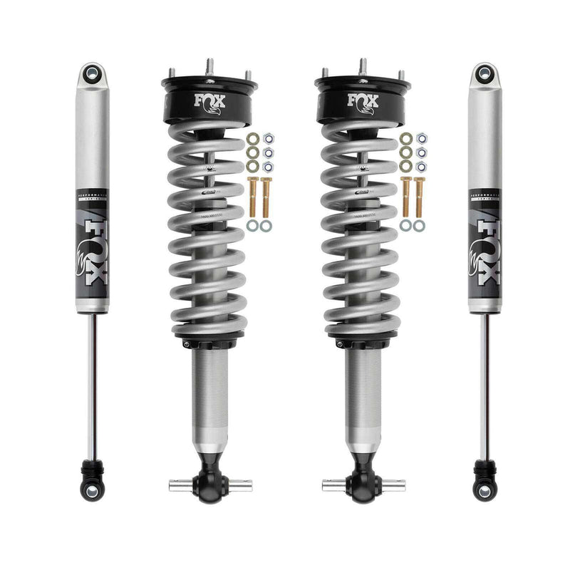 Fox -2.0 Performance Series Coilovers & Shocks Set w/0" lift 2019-2024 Chevrolet Silverado 1500 Trail Boss 4WD RWD