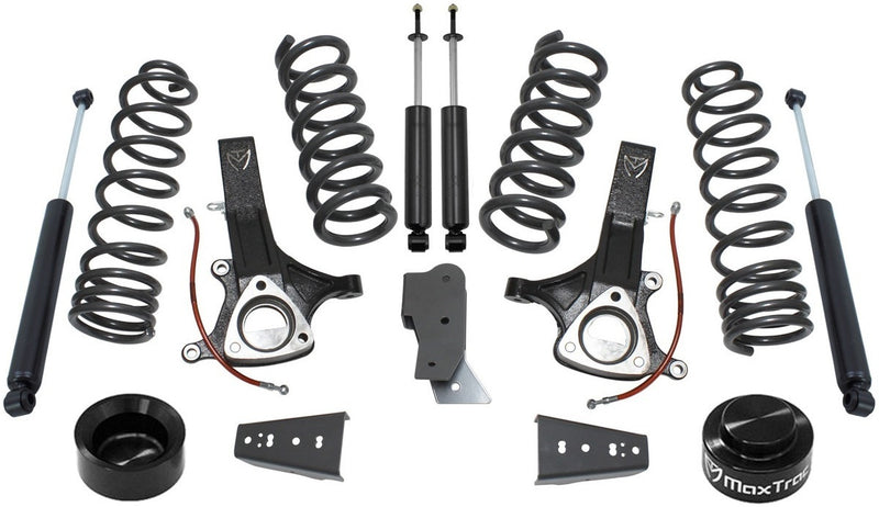 MaxTrac - 2009-2018 Dodge RAM 1500 4.7L V8 2wd 7" Lift Kit W/ Shocks