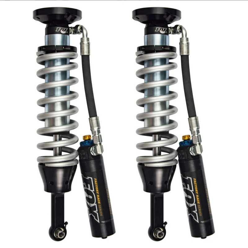 Fox - 2.5 Factory Series Coilovers w/ DSC Reservoir Front Pair 2005-2023 Toyota Tacoma 4WD RWD