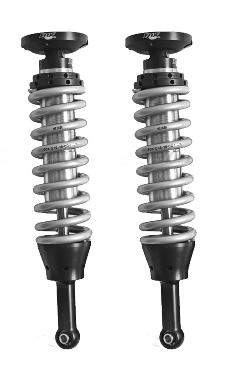 Fox - 2.5 Factory Series Coilovers Front Pair w/0-3" lift 2005-2023 Toyota Tacoma 4WD RWD