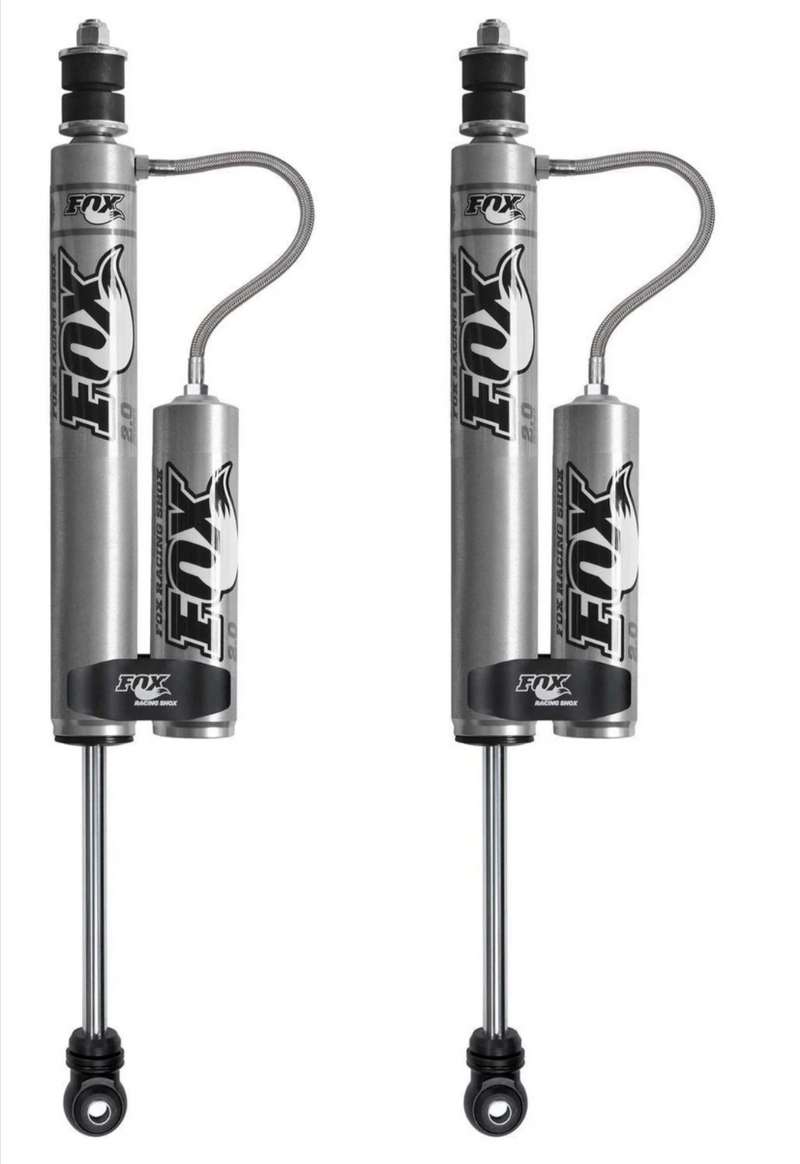 Fox - 2.0 Performance Series Shocks w/ Reservoir Rear Pair 2005-2023 Toyota Tacoma 4WD RWD 6 Lug