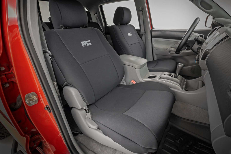 Rough Country  | Seat Covers | FR & RR | Crew Cab | Toyota Tacoma 2WD/4WD (2005-2015)