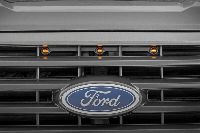 Rough Country  OEM Grill Mount | Amber Marker | Ford F-150 (15-17)