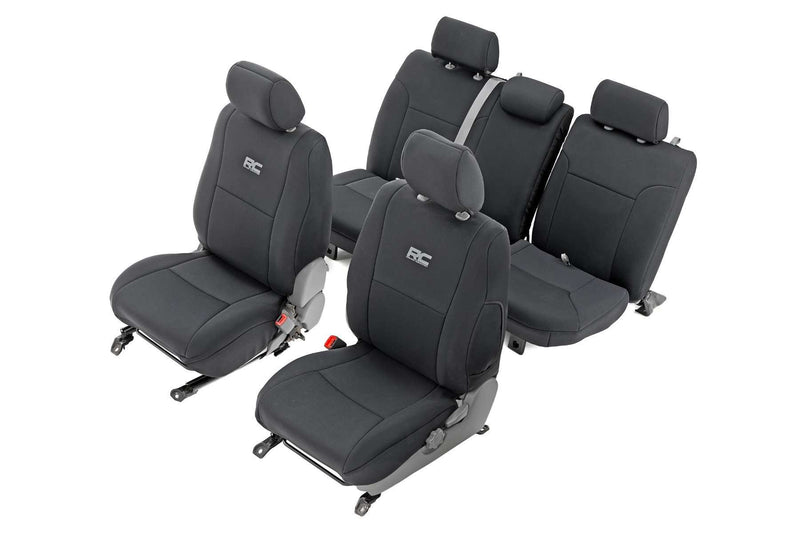 Rough Country  | Seat Covers | FR & RR | Crew Cab | Toyota Tacoma 2WD/4WD (2005-2015)