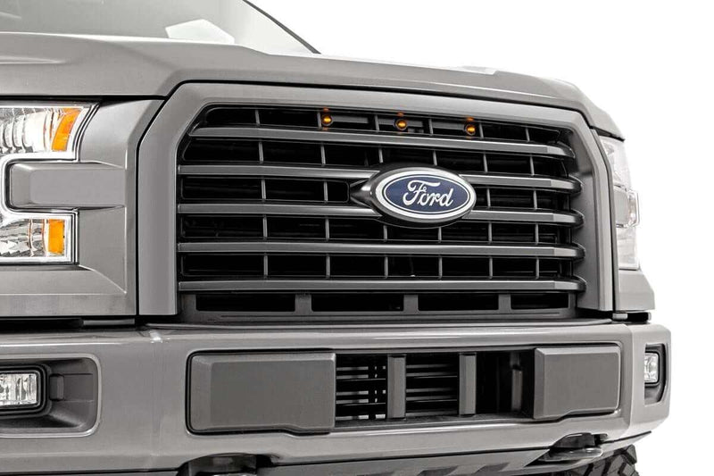 Rough Country  OEM Grill Mount | Amber Marker | Ford F-150 (15-17)