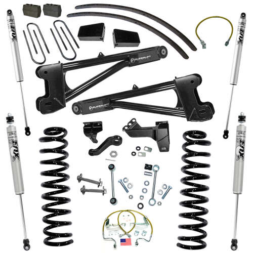 Super Lift - 2008 - 2010 F250/F350 4WD 8in Ford Lift Kit | w/Replacement Radius Arms