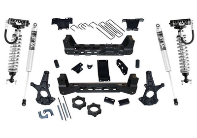 Super Lift - 2014 - 2019 6.5in Chevy/GMC Lift Kit | Aluminum/Stamped Control Arms w/ Fox Coilovers & Rear Shocks 4WD/2WD