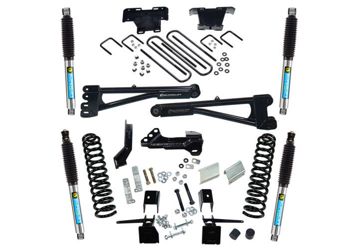 Super Lift - 2017 - 2021 F250/F350 4WD 4in Ford Lift Kit | Diesel w/ Replacement Radius Arms