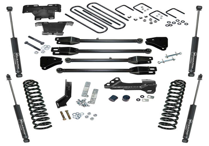 Super Lift - 2017 - 2021 F250/F350 4WD 4in Ford Lift Kit | 4-Link Kit - Diesel