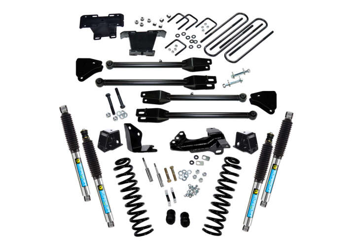 Super Lift - 2005 - 2007 F250/F350 4WD 4in Ford Lift Kit | Diesel w/ 4-Link Conversion