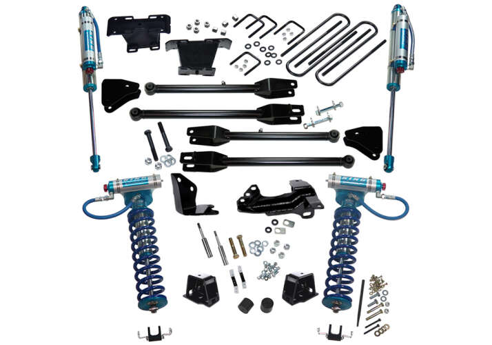 Super Lift - 2005 - 2007 F250/F350 4WD 4in Ford Lift Kit | King Edition 4-Link Kit