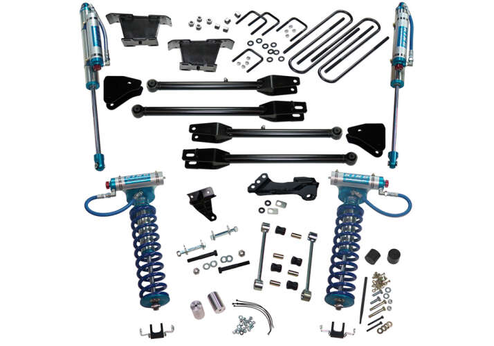 Super Lift - 2008 - 2010 F250/F350 4WD 4in Ford Lift Kit | King Edition 4-Link Kit