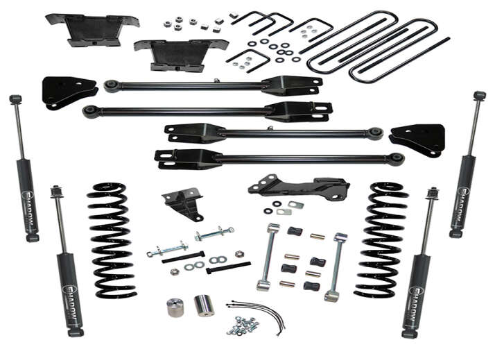 Super Lift - 2008 - 2010 F250/F350 4WD 4in Ford Lift Kit | Diesel w/ 4-Link Conversion