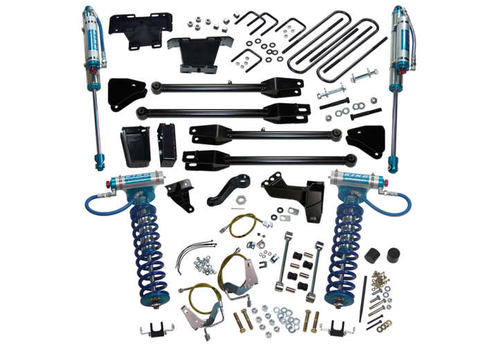 Super Lift - 2008 - 2010 F250/F350 4WD 6in Ford Lift Kit | King Edition w/4-link Conversion