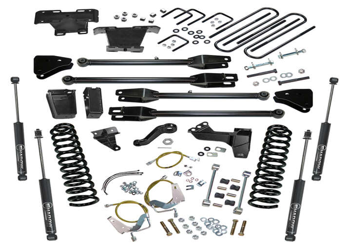 Super Lift - 2008 - 2010 F250/F350 4WD 4in Ford Lift Kit | Diesel w/ 4-link Conversion