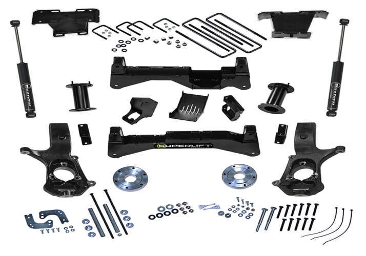 Super Lift - 2014 - 2018 8in 8in Chevy/GMC Lift Kit | Aluminum/Stamped Control Arms 2WD/4WD