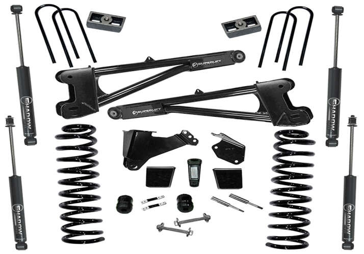 Super Lift - 2005 - 2007 F250/F350 4WD 6in Ford Lift Kit | Diesel w/Replacement Radius Arms