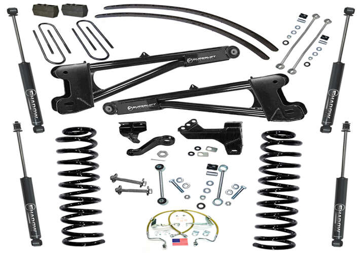 Super Lift - 2008 - 2010 F250/F350 4WD 6in Ford Lift Kit | Diesel w/Replacement Radius Arms