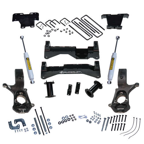 Super Lift - 2014 - 2018 8in 8in Chevy/GMC Lift Kit | Aluminum/Stamped Control Arms 2WD/4WD