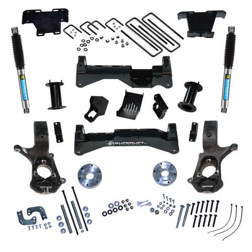 Super Lift - 2014 - 2018 8in 8in Chevy/GMC Lift Kit | Aluminum/Stamped Control Arms 2WD/4WD