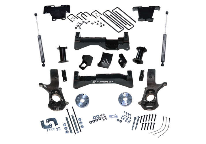 Super Lift - 2014 - 2018 8in 8in Chevy/GMC Lift Kit | Aluminum/Stamped Control Arms 2WD/4WD