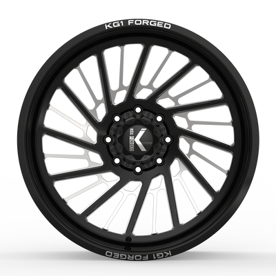 KG1 Forged - Eddy | Concave Series | Black and Milled