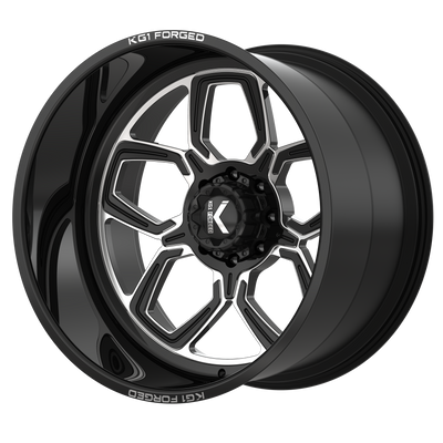 KG1 Forged - Gear-S | Concave Series | Black and Milled