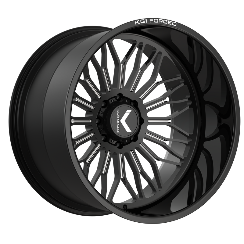 KG1 Forged - Legion | Concave Series | Black And Milled – Raized Lifted Co