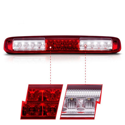 ANZO - 1999-2002 CHEVROLET SILVERADO 1500/2500/3500 LED 3RD BRAKE LIGHT RED/CLEAR LENS-3rd Brake Light-Deviate Dezigns (DV8DZ9)