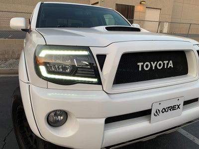 ALPHAREX - 05-11 Toyota Tacoma LUXX-Series LED Crystal Headlights Black-Lighting-Deviate Dezigns (DV8DZ9)