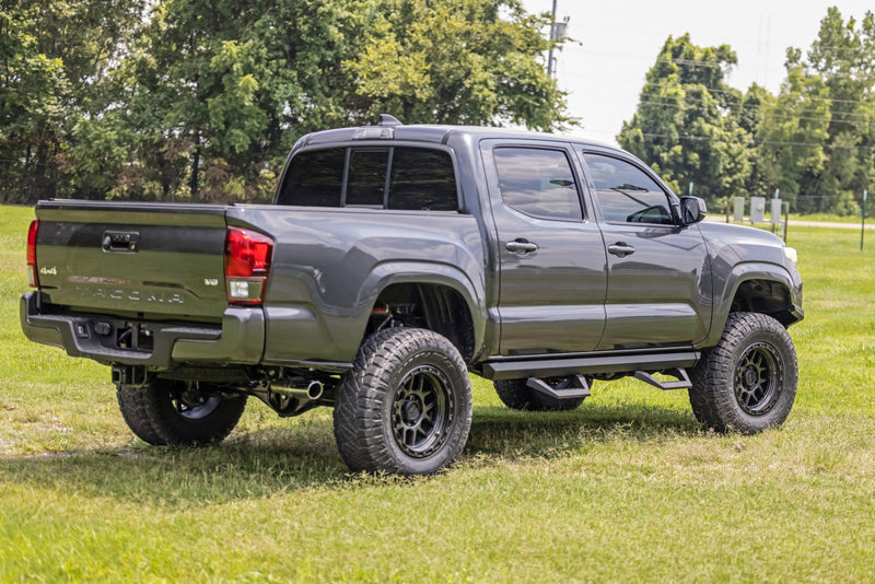 Rough Country  | SRX2 ADJ Aluminum Step | Double Cab | Toyota Tacoma 2WD/4WD (05-23)