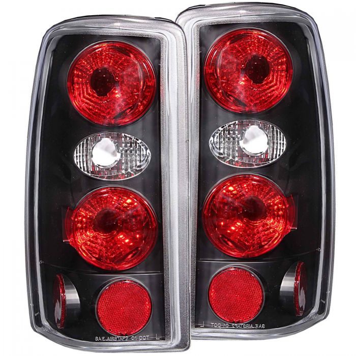 ANZO - 2000-2006 CHEVROLET TAHOE/SUBURBAN/GMC YUKON TAILLIGHTS BLACK-Tail Lights-Deviate Dezigns (DV8DZ9)