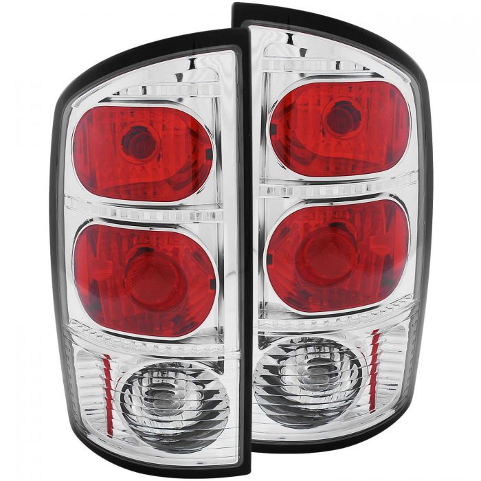 ANZO - 2002-2005 DODGE RAM 1500/2500/3500 TAILLIGHT CHROME/RED-Tail Lights-Deviate Dezigns (DV8DZ9)